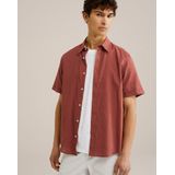 WE Fashion - Regular fit - Polo - Roestbruin - Katoen