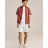 WE Fashion - Regular fit - Polo - Roestbruin - Katoen