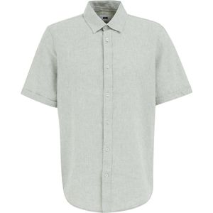 WE - Fundamentals - Overhemd - Artichoke Green - Linnen/Katoen