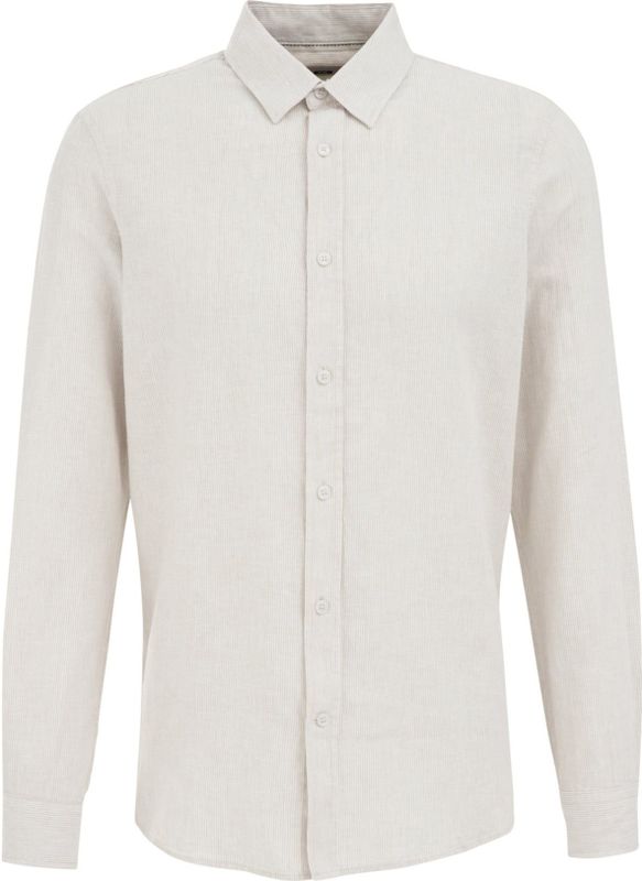 WE - Fundamentals - Overhemd - Ecru - Linnen