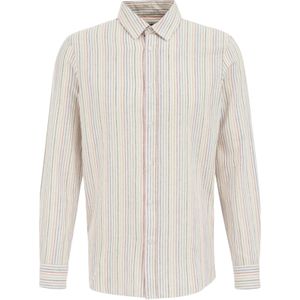 WE Fashion Overhemd  duifblauw / olijfgroen / rosé / wit