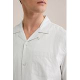 Fundamentals - Overhemd - Ecru - Regular Fit - Linnenmix