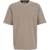 WE Fashion - T-shirt - Donkerblauw - Katoen - Korte Mouwen