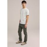 WE Fashion - Heren T-shirt met Print - Beige - Katoen