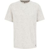 WE Fashion - Heren T-shirt met Print - Beige - Katoen