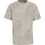 WE Fashion - T-shirt - Grijsgroen - 100% Katoen - Regular Fit