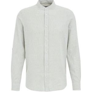 WE Fashion - Regular Fit Overhemd - Linnenmix