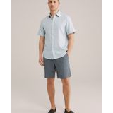 WE - Overhemd - Korte Mouwen - Katoen/Linnen - Klassieke Kraag