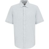 WE - Overhemd - Korte Mouwen - Katoen/Linnen - Klassieke Kraag