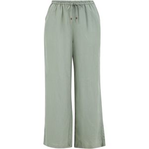 WE Fashion - Curve - Relaxed Fit Broek - Linnenmix