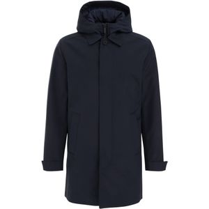 Regenjas - Regular Fit - Waterafstotend - Polyester - Met Uitritsbare Capuchon