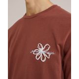 WE Fashion Shirt  rood / donkerrood