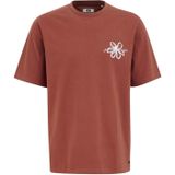 WE Fashion Shirt  rood / donkerrood