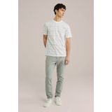WE Fashion - Heren T-shirt - Wit - Katoen