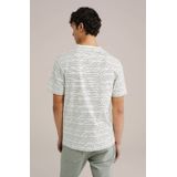 WE Fashion - Heren T-shirt - Wit - Katoen