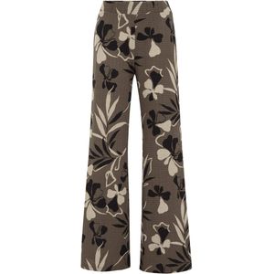 WE Fashion Dames Loose fit broek met dessin