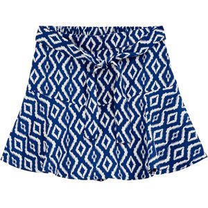 WE Fashion Rok  blauw / wit