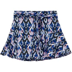 WE Fashion - Skort - Blauw/Zwart/Roze - Polyester