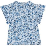 Blouse - Bloemenprint - Viscose - Knoopsluiting - Normale Pasvorm