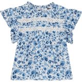 Blouse - Bloemenprint - Viscose - Knoopsluiting - Normale Pasvorm