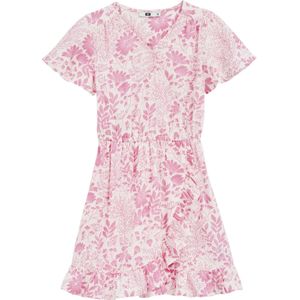 WE Fashion - Meisjes Jurk - Lichtroze - Livaeco Viscose