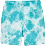 WE Fashion Blue Ridge slim sweatshort blauw