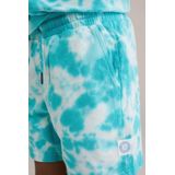 Broek - Sweatstof - Knielengte - Regular - Elastische Taille/Zijzoom - Achterzak - All-over Patroon