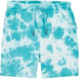 Broek - Sweatstof - Knielengte - Regular - Elastische Taille/Zijzoom - Achterzak - All-over Patroon