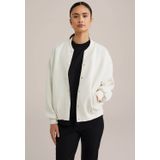 WE Fashion - Bomberjack - Ecru - Damesjas - Lange Mouwlengte