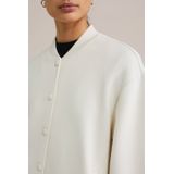 WE Fashion - Bomberjack - Ecru - Damesjas - Lange Mouwlengte