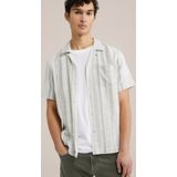 WE Fashion - Regular Fit - Overhemd - Beige - Katoen