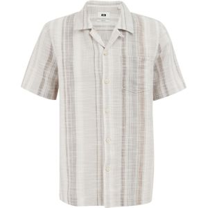 WE Fashion - Regular Fit - Overhemd - Beige - Katoen
