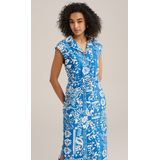 WE Fashion Jurk  kobaltblauw