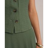 WE Fashion - Gilet - Dames - V-hals - Subtiel Dessin