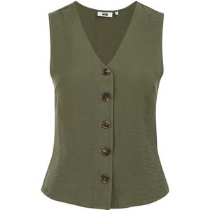 WE Fashion - Gilet - Dames - V-hals - Subtiel Dessin