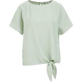 Blouse - Ronde Hals - Knoopsluiting Rug - Knoopdetail Onderkant