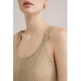 WE Fashion galajurk met lurex goud