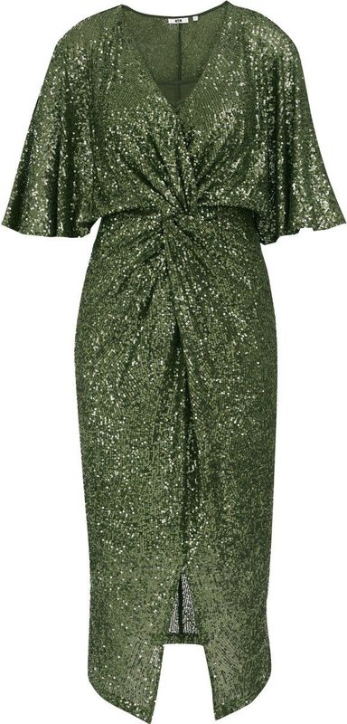 WE Fashion - Midi Jurk - Dames - Met Pailletten