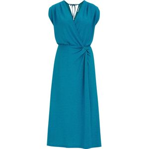 Blousejurk - Mélange - Gevoerde Zoom - V-hals - Normale Pasvorm