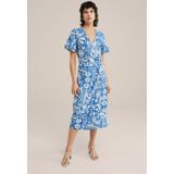 WE Fashion Dames Midi jurk met print