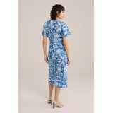 WE Fashion Dames Midi jurk met print