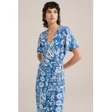 WE Fashion Dames Midi jurk met print