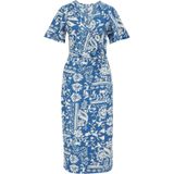 WE Fashion Dames Midi jurk met print