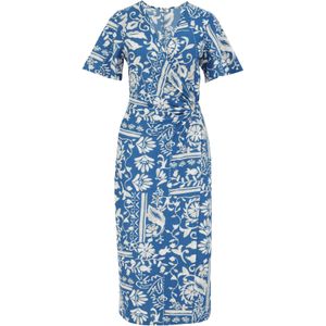 WE Fashion Dames Midi jurk met print