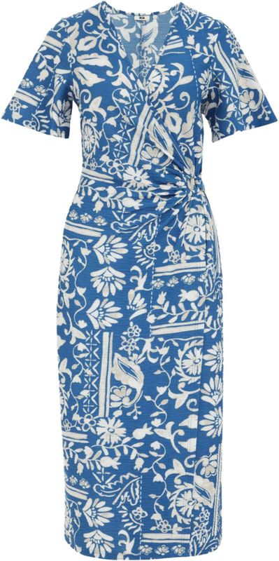 WE Fashion Dames Midi jurk met print