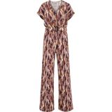 WE Fashion - Dames Jumpsuit - Bruin - Katoen