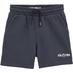 WE Fashion Jongens Joggingshort - Blauw - Katoen
