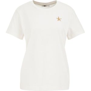 WE Fashion - Dames T-shirt - Wit - Katoen