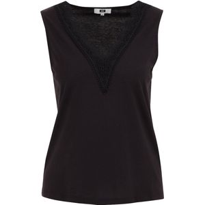WE Fashion - Mouwloze Top - Zwart
