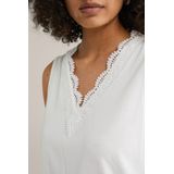 Quiksilver - T-shirt - Wit - Korte Mouwen - Logo Ev Mini - Katoen